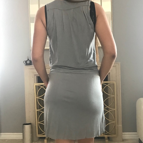 BEBE Sport Deep plunge Dress - Picture 2 of 6
